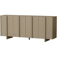 Woood Basu Dressoir - Grenen - Bordeauxrood - 85x200x46