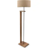 Opviq - Houten Vloerlamp - Lichtbruin - 21 x 38 x 150 cm