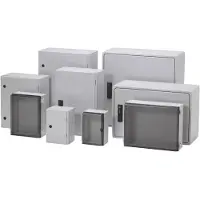 Fibox CAB PC 302018 G Wandbehuizing, Installatiebehuizing 300 x 200 x 180 Polycarbonaat Grijs-wit (RAL 7035) 1 stuk(s)