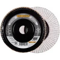 Rhodius 211315 LGA ALU PACK Lamellenschijf Diameter 125 mm Boordiameter 22.23 mm Korrelgrootte (num) 60 5 stuk(s)
