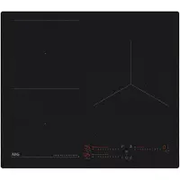 AEG TI63IQ10IZ, Zwart, Inbouw, 60 cm, Inductiekookplaat met zones, Keramisch, 3 zones