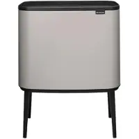 Brabantia Prullenbak Bo Touch Bin - 36 liter - Soft Grey