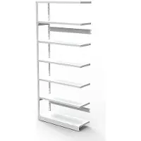 Kerkmann Complete stelling PROGRESS 500 T, aanbouwsectie, zonder achterwand, H 2250 x B 950 x D 440 mm