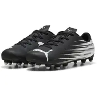 Puma Attacanto II Gras / Kunstgras Voetbalschoenen (MG) Kids Zwart Wit