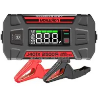Lokithor Jumpstarter J401X - 12V 2500A Startbooster - Powerbank - Voor koude temperaturen - LED Zaklamp - IP65