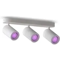 Calex Slimme plafondspot | Rond | RGB + 2200-4000K | Wit | 3 spots | WiFi (Tuya) | 4.9W