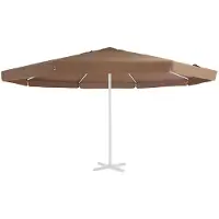 vidaXL Vervangingsdoek voor parasol 515 cm zandkleurig