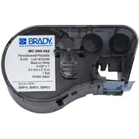 Brady MC-250-342 tape krimpkous | zwart op wit | 11,15mm x 2,13m