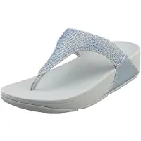 FitFlop Women Lulu Toepost Hotfix Quiet Blue-Schoenmaat 42