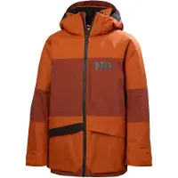 Helly Hansen - Kinder ski jassen - Jr Summit 2.0 Jacket Opal Green voor Unisex van Gerecycled Polyester - Kindermaat 12 jaar - Groen