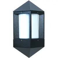 Albert Zwarte buitenlamp wand Triangle 31cm