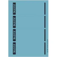 Leitz Rugetiket Zelfklevende Printbare Rugetiketten A4 Blauw 6.15 x 19,2 cm 25 Vellen à 4 Etiketten