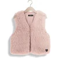 Like Flo Meisjes Blazers Diam Flo Faux Fur Hairy Gilet - Roze - Maat 146/152