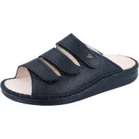Finn Comfort Muiltjes 'Pantolette Herren 01508 055099 Echtleder in schwarz' zwart