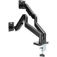 Gembird Beugel voor monitor - - MA-DA2-06 - Dubbel 17-32 inch - Bureau montage - Verstelbaar, zwart