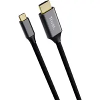 Trust 25630 Kabeladapter USB-C naar HDMI, zwart/zilver