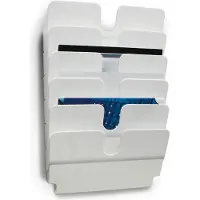 Durable FLEXIPLUS tijdschrifthouder 6 schappen Wit