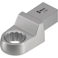Wera 7781, dop voor momentsleutel, zilver, 17 mm, 1 stuk, chroom-vanadiumstaal (Cr-V), 2,8 cm