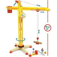 Vilac Houten Speelgoed - Kraan - 80 cm - - OneSize - Werkvoertuigen