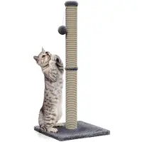 Avalo Krabpaal - Krabpaal voor Katten - 36x36x74 cm Donkergrijs