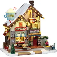 Lemax Harvest Crossing Kersthuisje Cocoa Shanty (warme Chocomel) 26,4 X 19,4 X 26,7 Cm