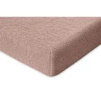 Eleganzzz Hoeslaken Teddy Pluche 35cm Hoekhoogte - light pink 140x200cm