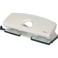 Leitz 4-Gaats Perforator - 25 Vel - Voor Mappen En Ringbanden - Grijs