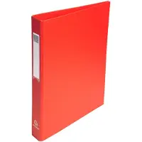 Exacompta 25 mm Tabblad Karton, pp (polypropeen) A4 4 Ringen Rood