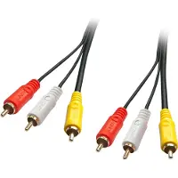 Lindy 3 x RCA - 3 x RCA vergoldeten