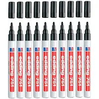 Edding -751 glanslakmarker zwart 10ST 1-2 mm / 4-751-9-001