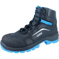 Uvex 2 xenova 9556242 Hoge veiligheidsschoenen ESD S3 Schoenmaat (EU): 42 Zwart, Blauw 1 paar