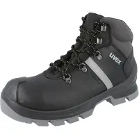 Uvex 2 construction 6510245 Hoge veiligheidsschoenen S3 Schoenmaat (EU): 45 Zwart, Grijs 1 paar