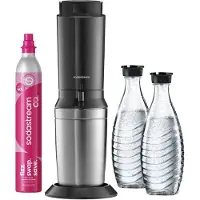 SodaStream CRYSTAL 3.0 waterbron – 2 glazen carafes van 0,7 liter en een CO2-cilinder