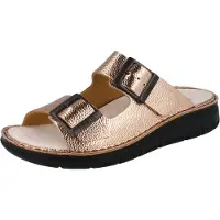 Finn Comfort Muiltjes 'Pantolette Damen 81546-819367 Echtleder in gold' goud