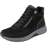 Gabor Rollingsoft Veterboots zwart Suede Maat 41