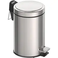 Tramontina Prullenbak Brasil Zilver 3 L