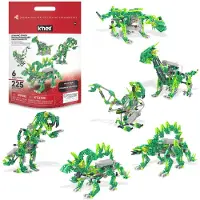 K'nex Basic Fun Dynamic Dinos bouwpakket – Bouw 7 bewegende dinosaurussen – Zeer geschikt voor kinderen