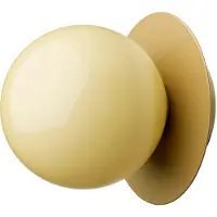 Nuura Wandlampe , Liila 1 Medium, dimbare, Geel, Badkamer, Glas, Designer