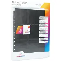 Asmodee 18 vakken, zijwaartse invoer (zwart, 10 pagina's per zak)