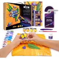 Okto - 3D kunstwerk - Sensory Art - Vincent van Gogh - Les Iris - klei artist