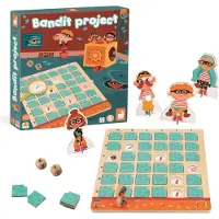 Janod - Detectivespel - Denk- en logicaspel voor kinderen - Kruistabel - Spel