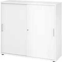 Hjh OFFICE PRO BETA 1753S - Hoogte van de map | 3 OH Wit/Wit Schuifwandkast