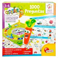 Colorbaby Lisciani - Carotina: 1.000 vragen, 94 activiteiten, bordspel, educatief