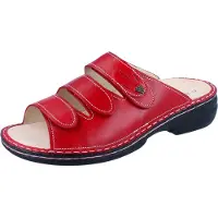 Finn Comfort Muiltjes 'Pantolette Damen 02554 604420 Echtleder in rot' rood