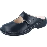 Finn Comfort Muiltjes 'Pantolette Damen 02552 014099 Echtleder in schwarz' zwart