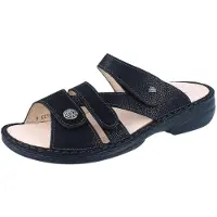 Finn Comfort Muiltjes 'Pantolette Damen 82568 274099 Echtleder in schwarz' zwart