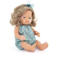 Miniland Vitiligo Baby Doll 38 Cm Groen Kinderen