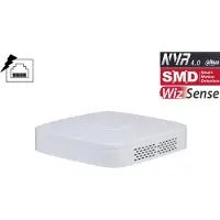 Dahua NVR4104-P-EI 1x LAN 4x PoE Geschikt voor 4 IP camera's, Wizsense