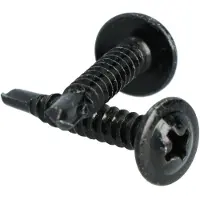 Carpoint zelfborende schroef, zwart, Ø 4mm, 25mm, 100 stuks