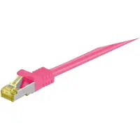 PROCABLE Netwerkkabel | Cat7 S/FTP | 1 meter (100% koper, LSZH, Roze)